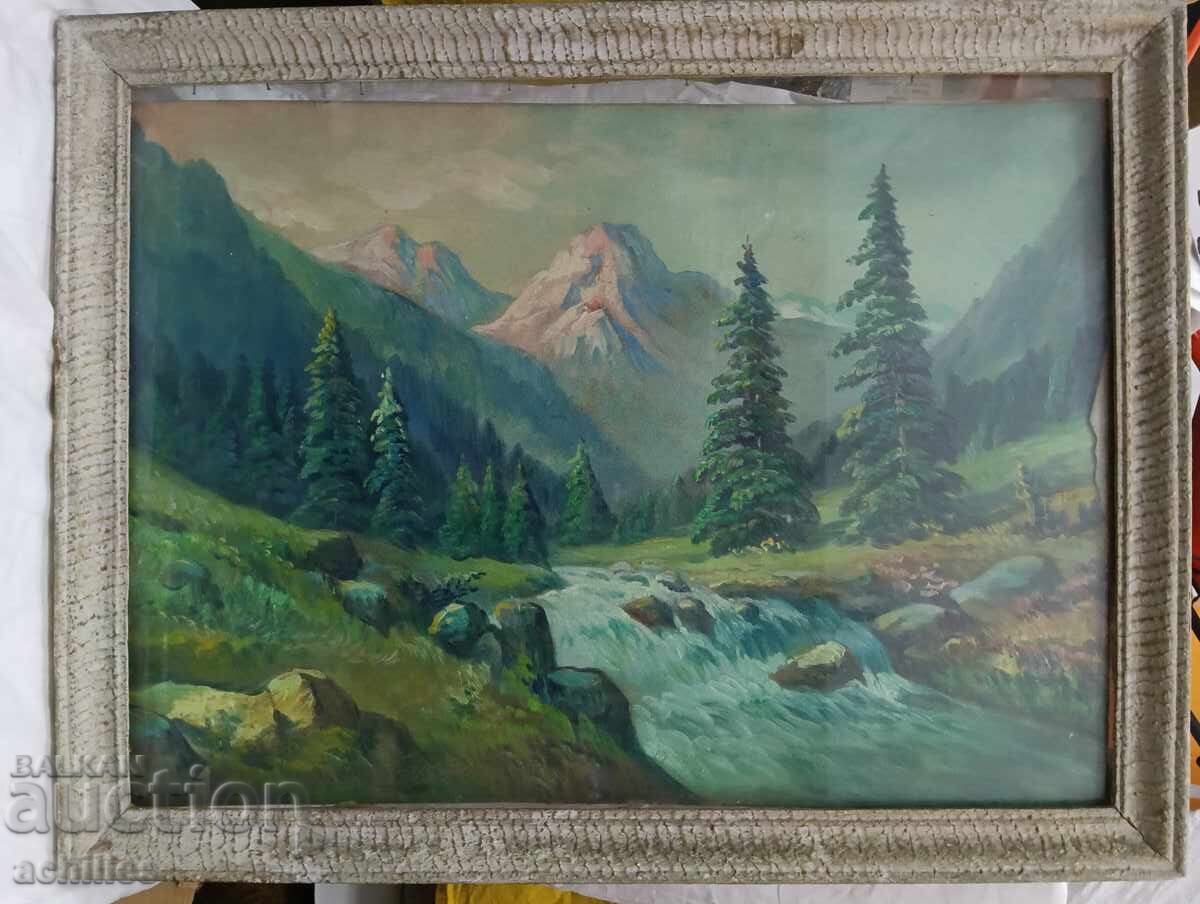 Oil painting Viktor Popov