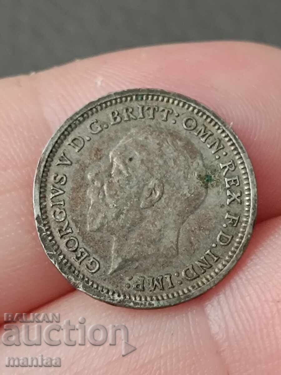 Delivery of 3 Pence 1934 Silver!