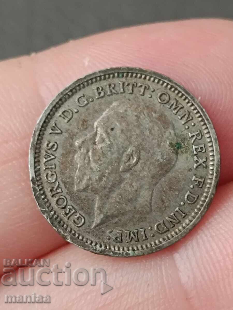 3 Pence 1934 Silver! - 5