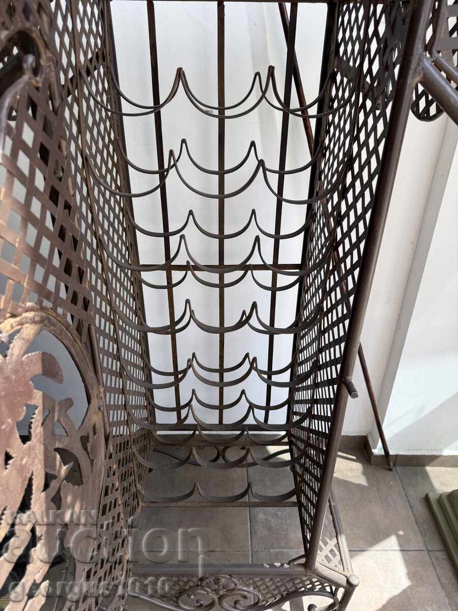 Παράδοση Μεταλλική βάση κρασιού Νο8066 Παράδοση Μεταλλική βάση κρασιού Νο8066