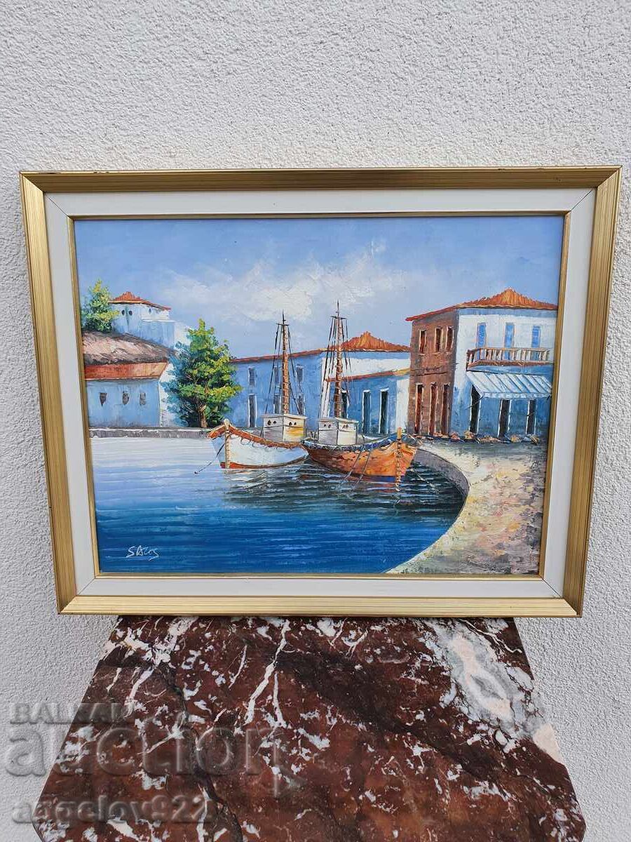 Pictura in ulei originala pe panza!!! cu preț € 5.10 | 9.97 BGN