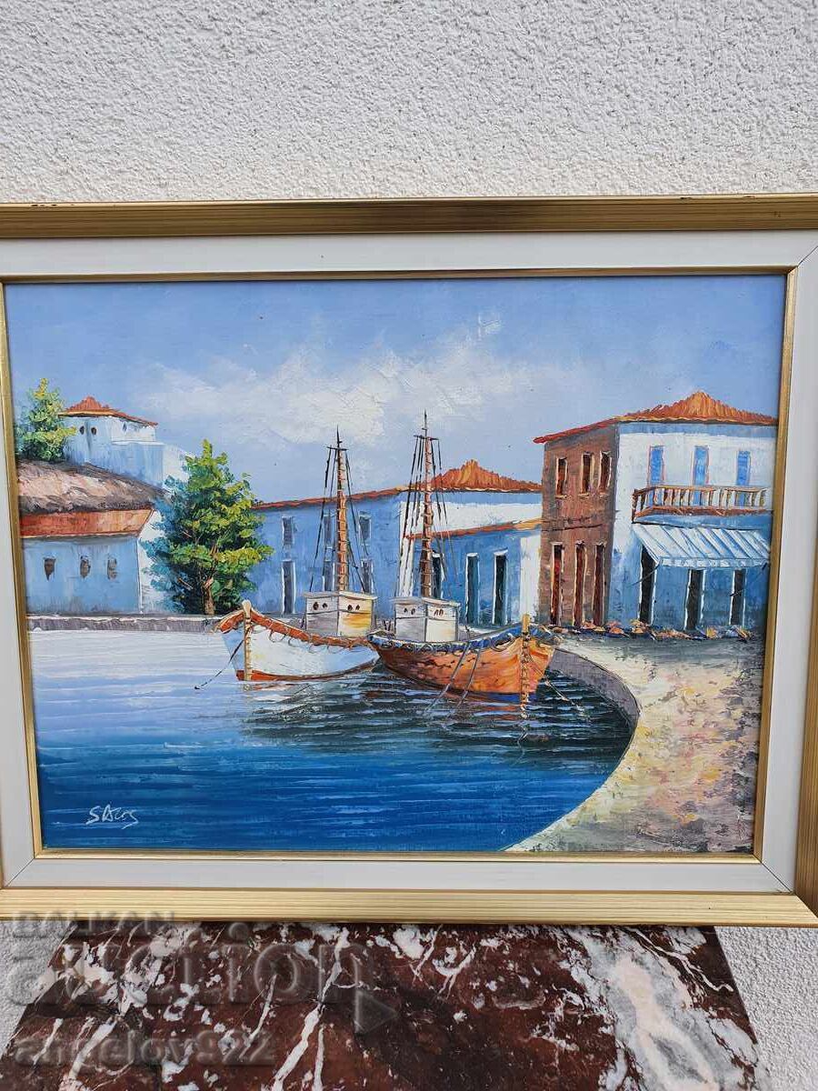 Pictura in ulei originala pe panza!!! - 5