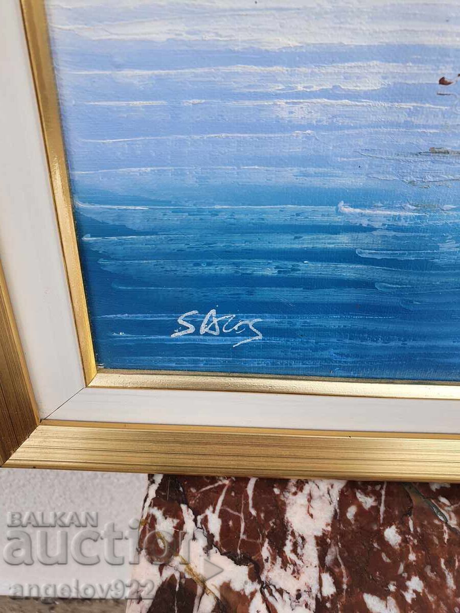 Pictura in ulei originala pe panza!!! - 6