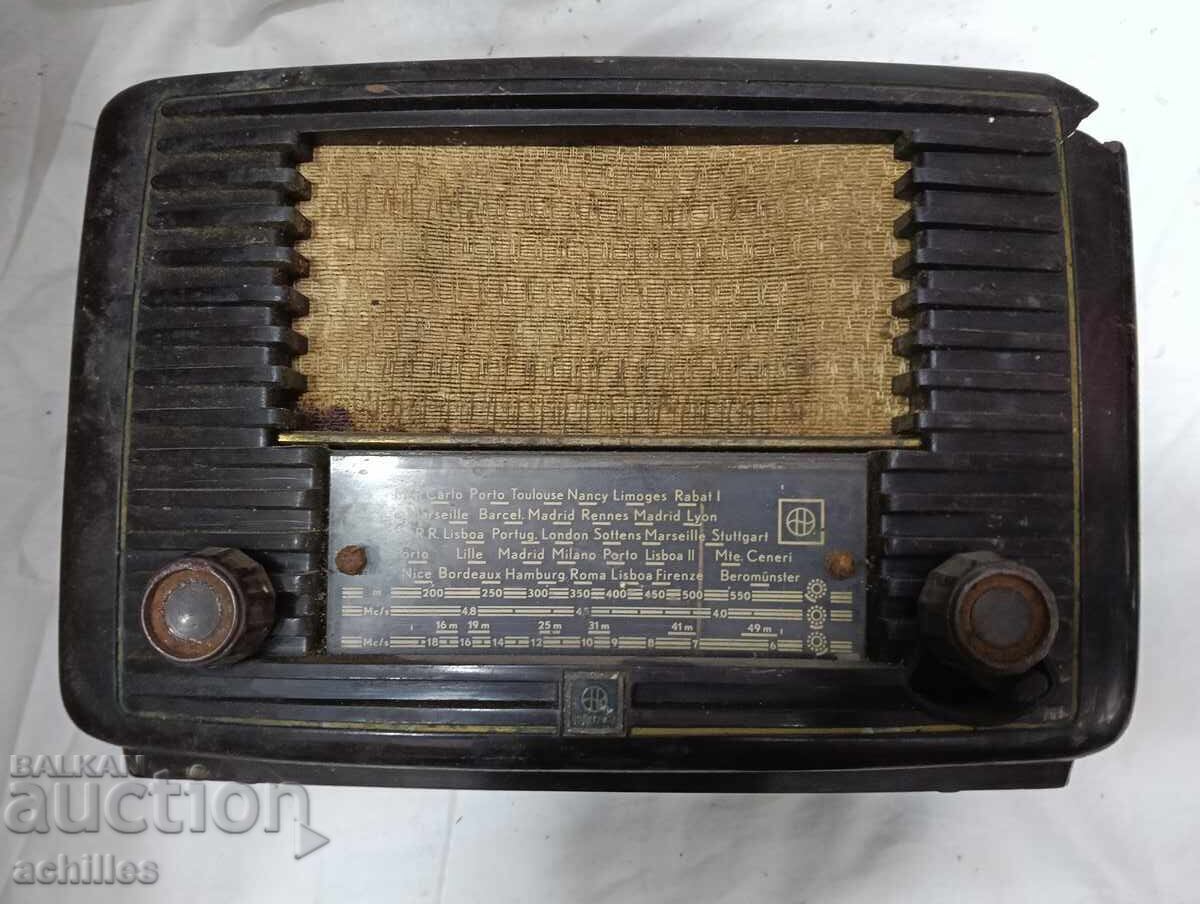 Radio cu tuburi Hornyfhon pentru piese