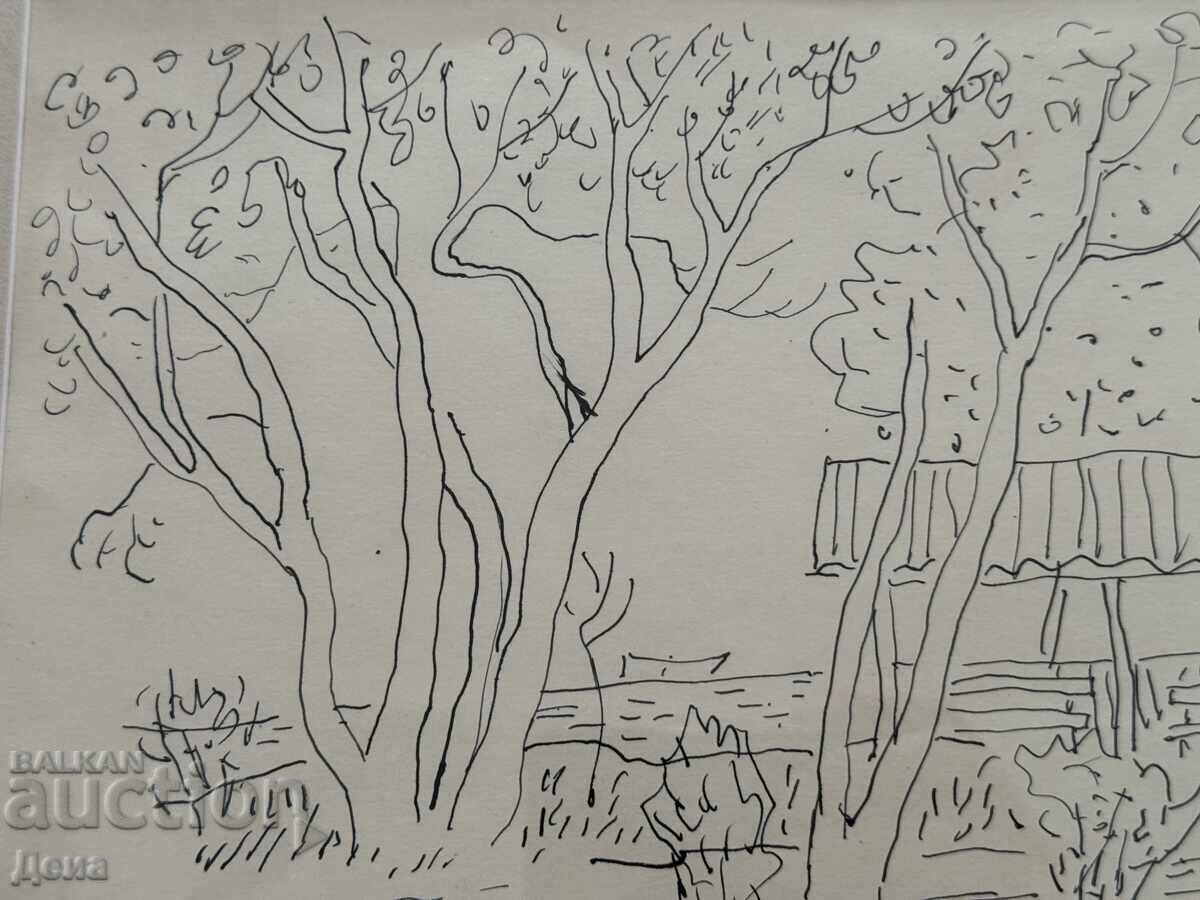 Stoyan Venev drawing 1962 with price € 399.00 | 780.38 BGN