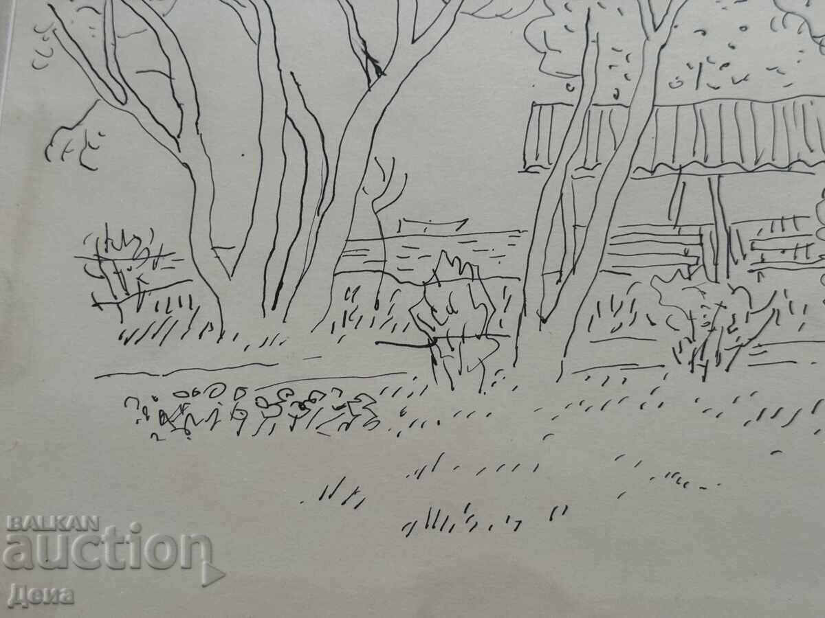 Delivery of Stoyan Venev drawing 1962