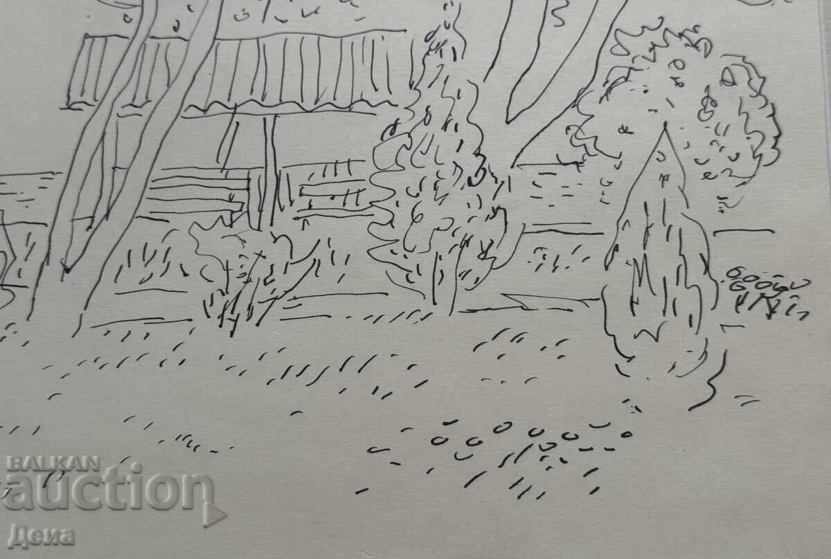 Stoyan Venev drawing 1962 - 5