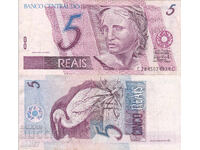 tino37- BRASILIA - 5 REAIS - 1997 - VF