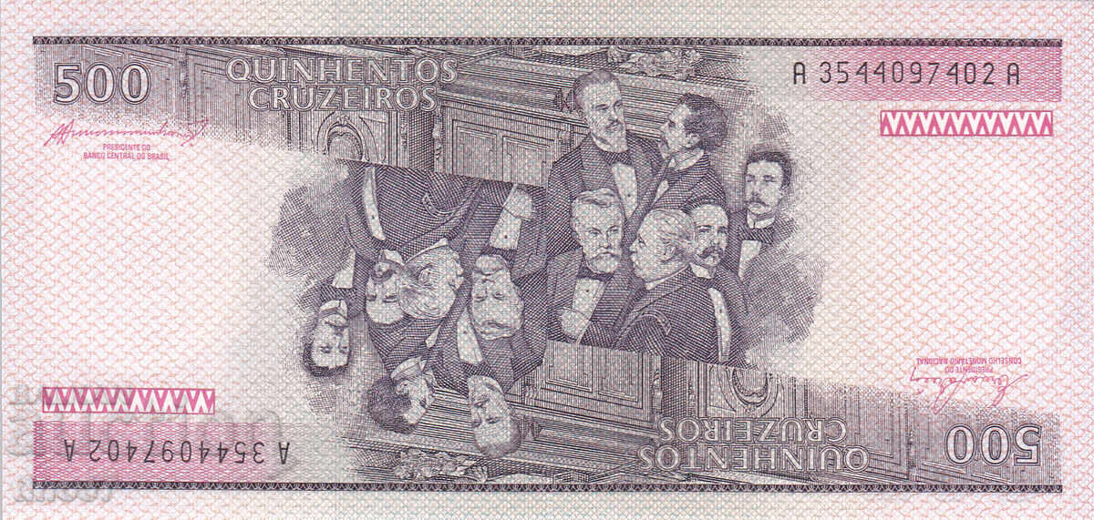 Licitație tino37 - BRASILIA - 500 CRUZEIROS - 1985 - UNC