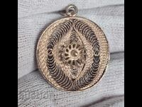 ✅СРЕБЪРЕН МЕДАЛЬОН - ФИЛИГРАН❗