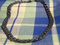 Colier frumos placat cu argint 90 grame