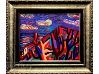 Genco Genkov - pitoresc peisaj marin cu copaci