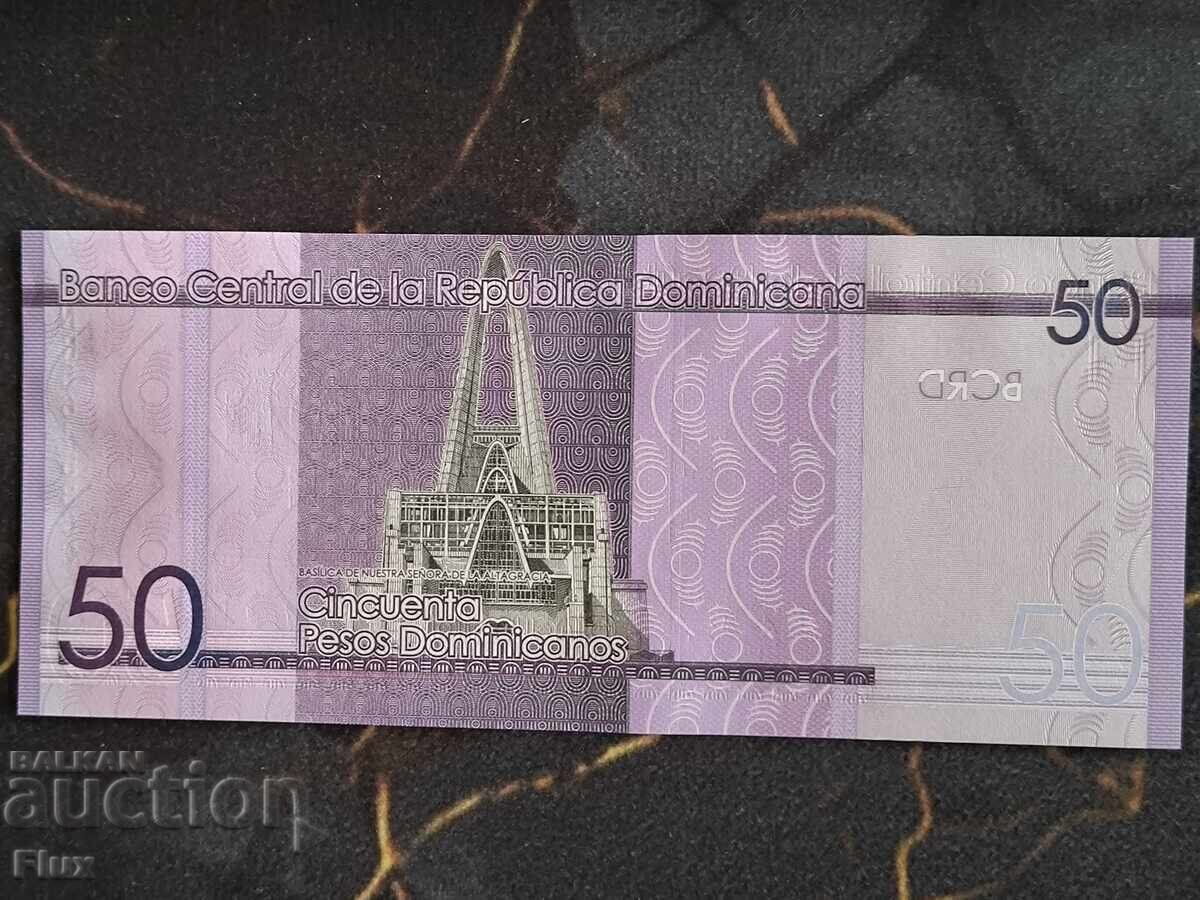 Banknote - Dominican Republic - 50 pesos UNC | 2023 with price € 3.30 | 6.45 BGN