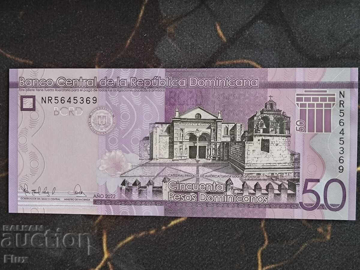 Banknote - Dominican Republic - 50 pesos UNC | 2023