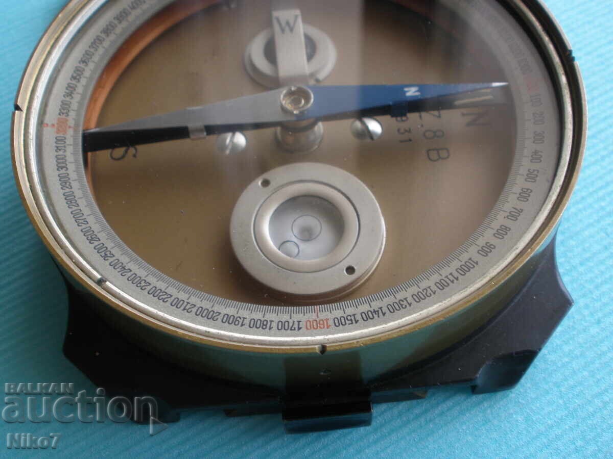 Licitație German, vechi, busolă militară de la "CARL ZEISS" - JENA