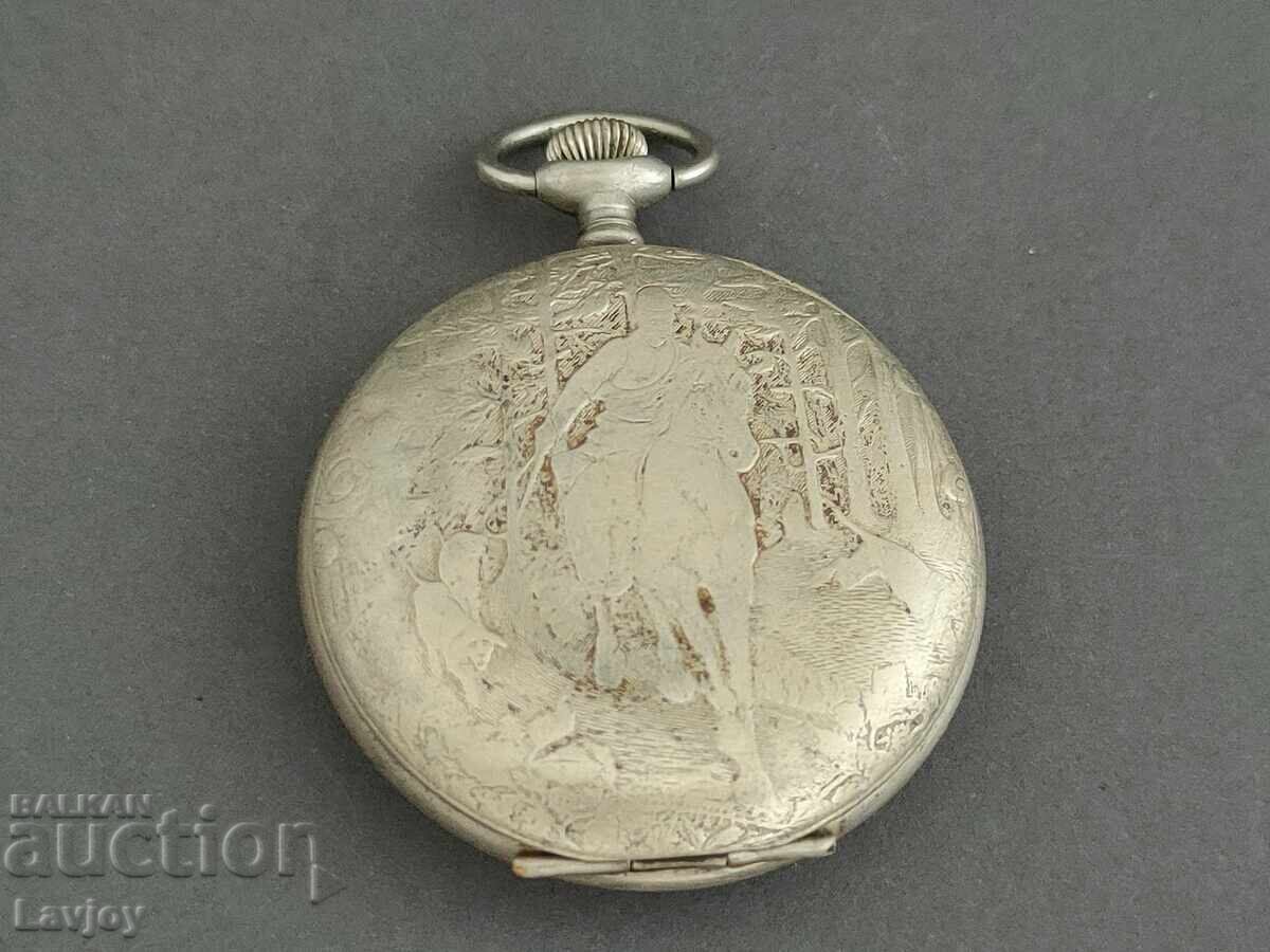 Παράδοση Cyma τσέπης Κυνηγετική σκηνή