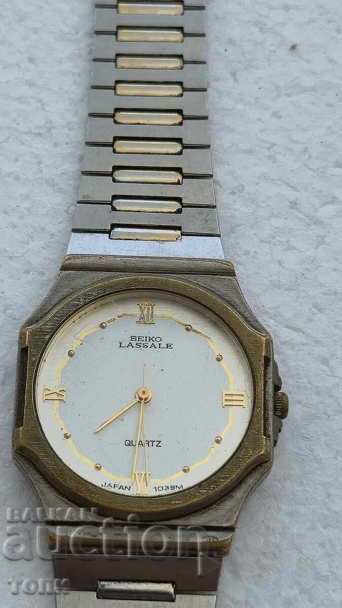 SEIKO LASSAALE QUARTZ JAPAN RARE DON'T KNOW IF WORKING BZC with price € 2.01 | 3.93 BGN