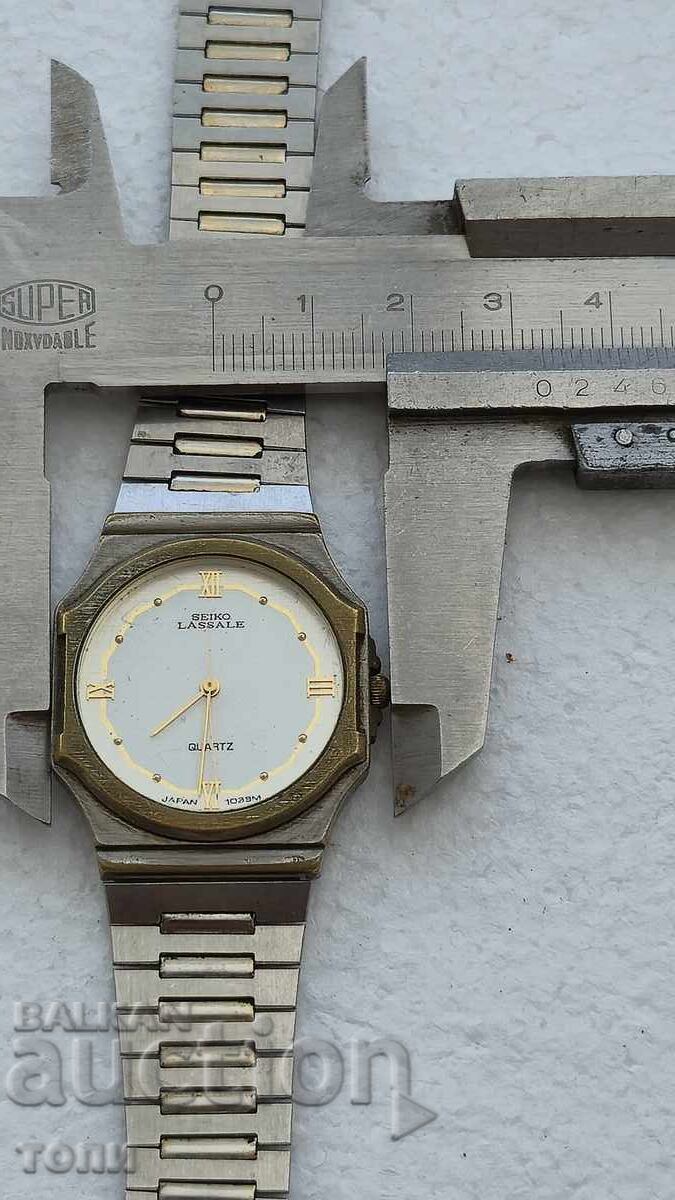 SEIKO LASSAALE QUARTZ JAPAN RARE DON'T KNOW IF WORKING BZC - 5