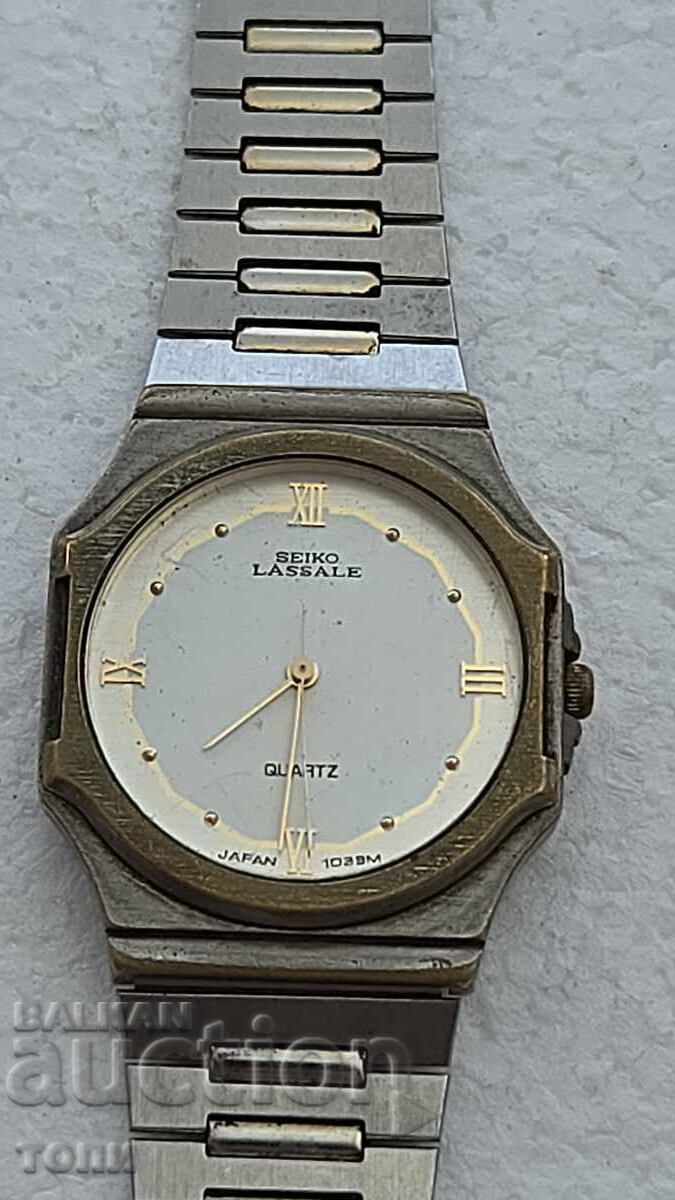 SEIKO LASSAALE QUARTZ JAPAN RARE DON'T KNOW IF WORKING BZC