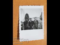 Three gentlemen in the courtyard of the A. Konstantinov Museum 1941