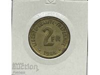 France 2 Francs 1944