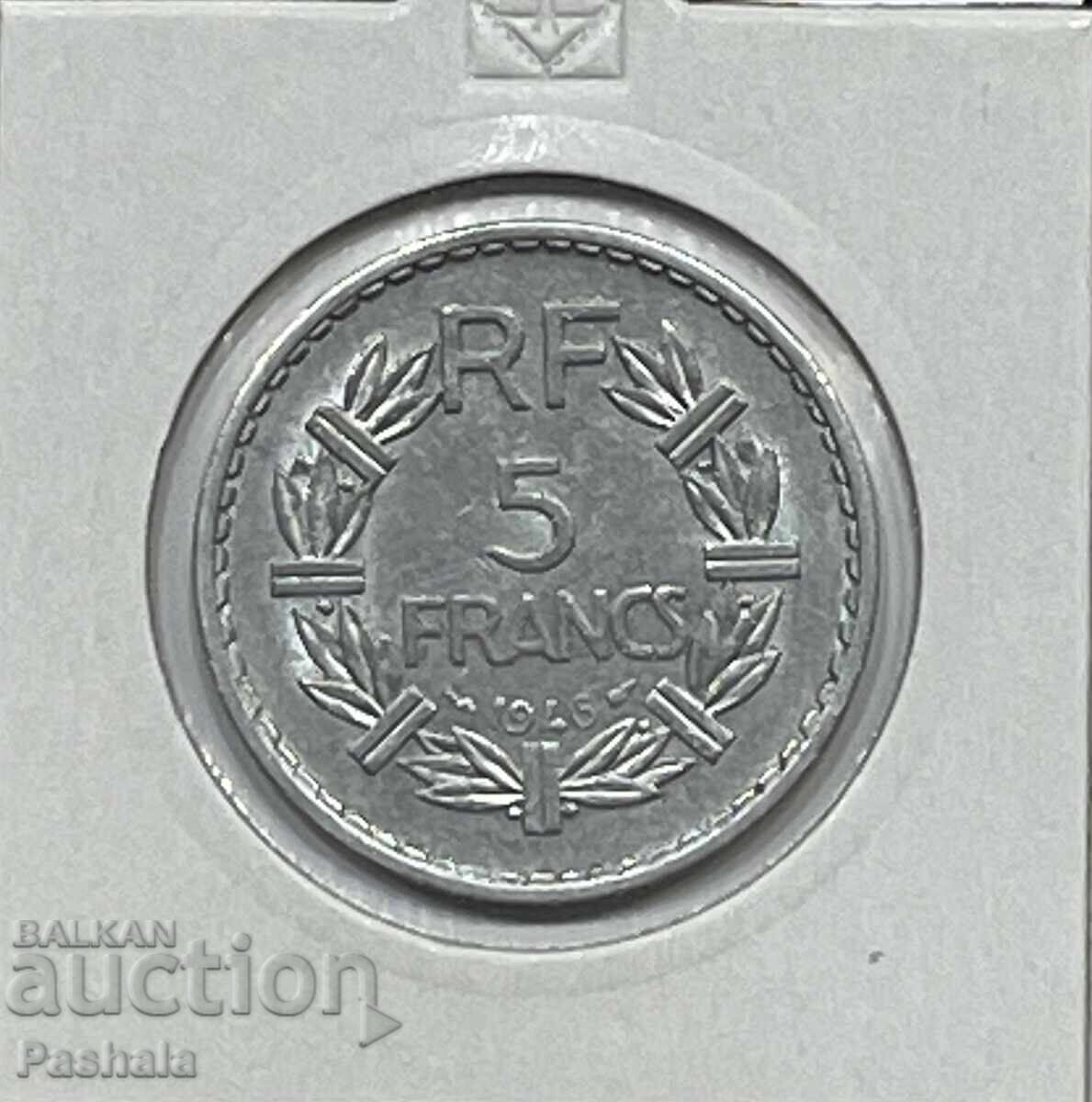 Franța 5 franci 1946