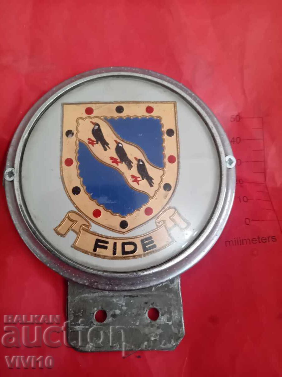 Antique car plate Antique car plate