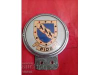 Plăcuță veche de înmatriculare auto