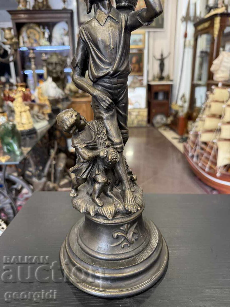 Βίντατζ φιγουράτη επιτραπέζια λάμπα. №8068 - 5