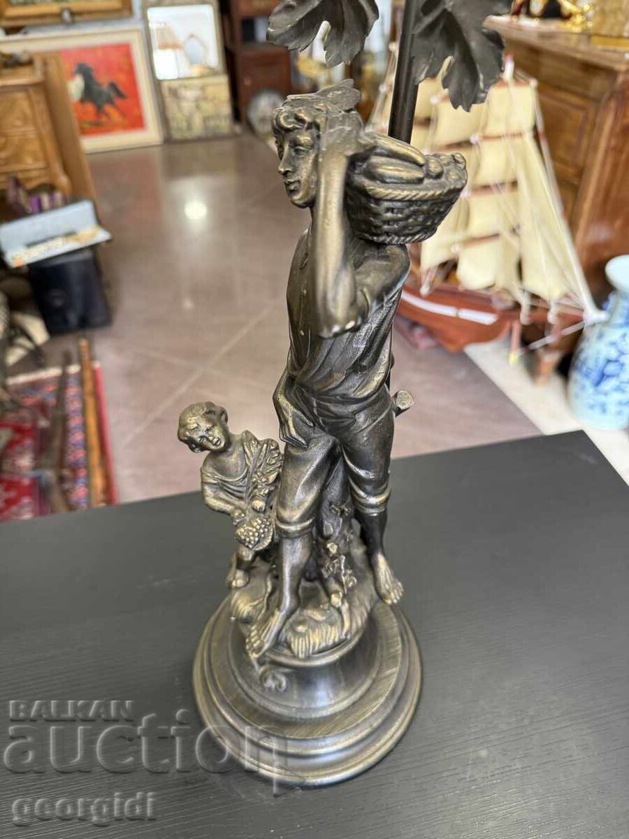 Βίντατζ φιγουράτη επιτραπέζια λάμπα. №8068 - 6