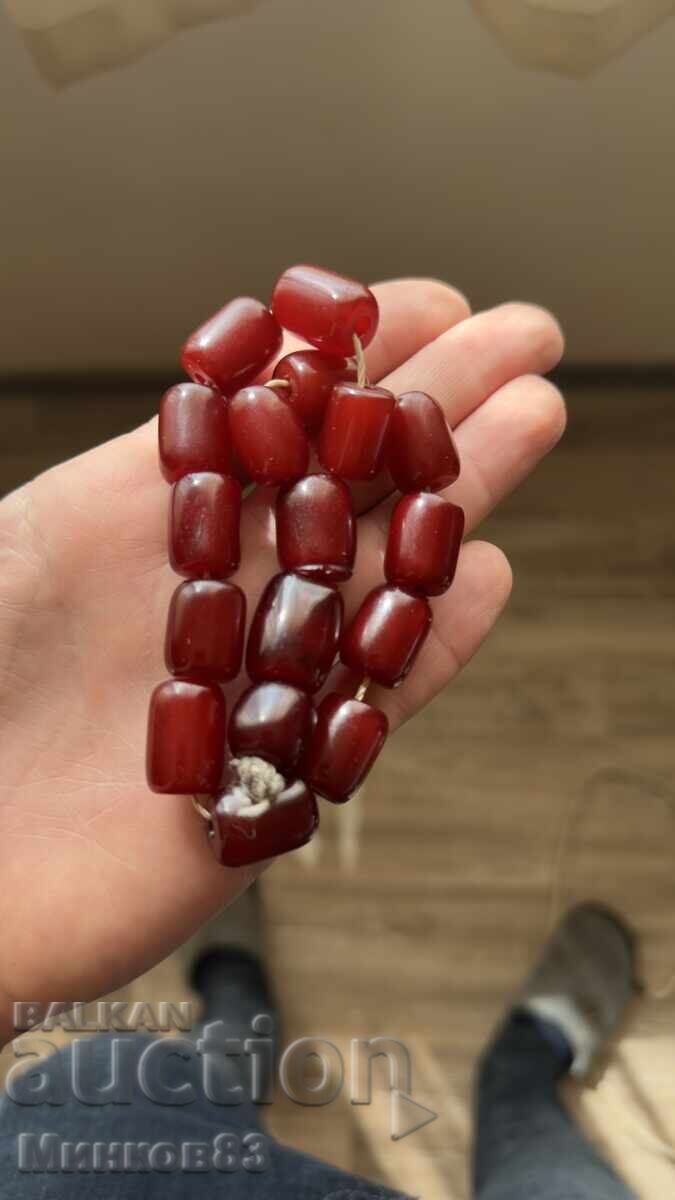 червен кехлибар броеница - 5 червен кехлибар броеница - 5