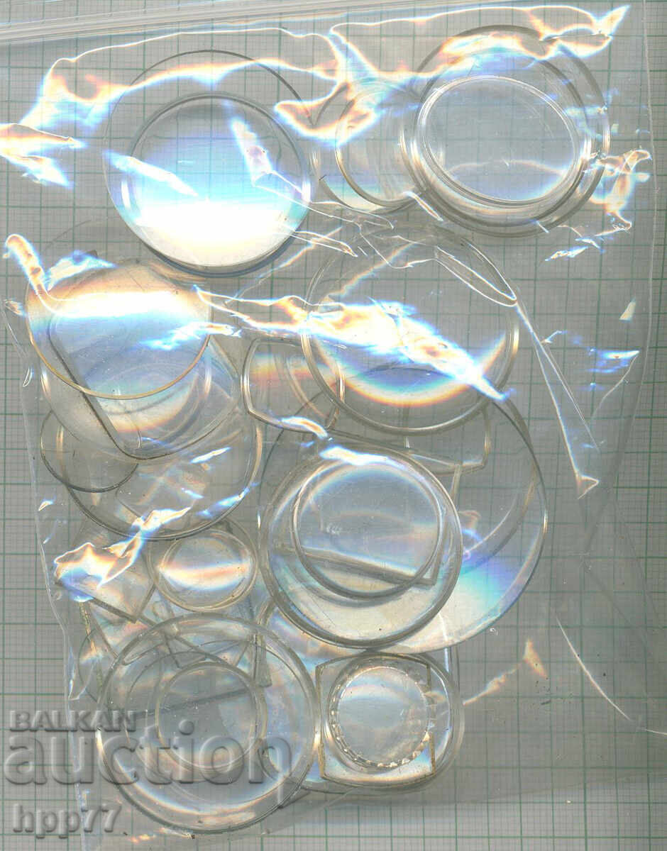 механизми за часовници  5 стъкла с цена € 0.01 | 0.02 лв.