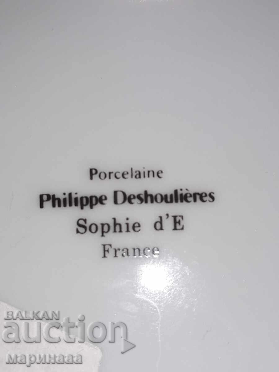 Licitație Cana de țigară de designer. Porțelan. Franța
