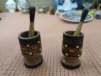 2 ξύλινα σουβενίρ