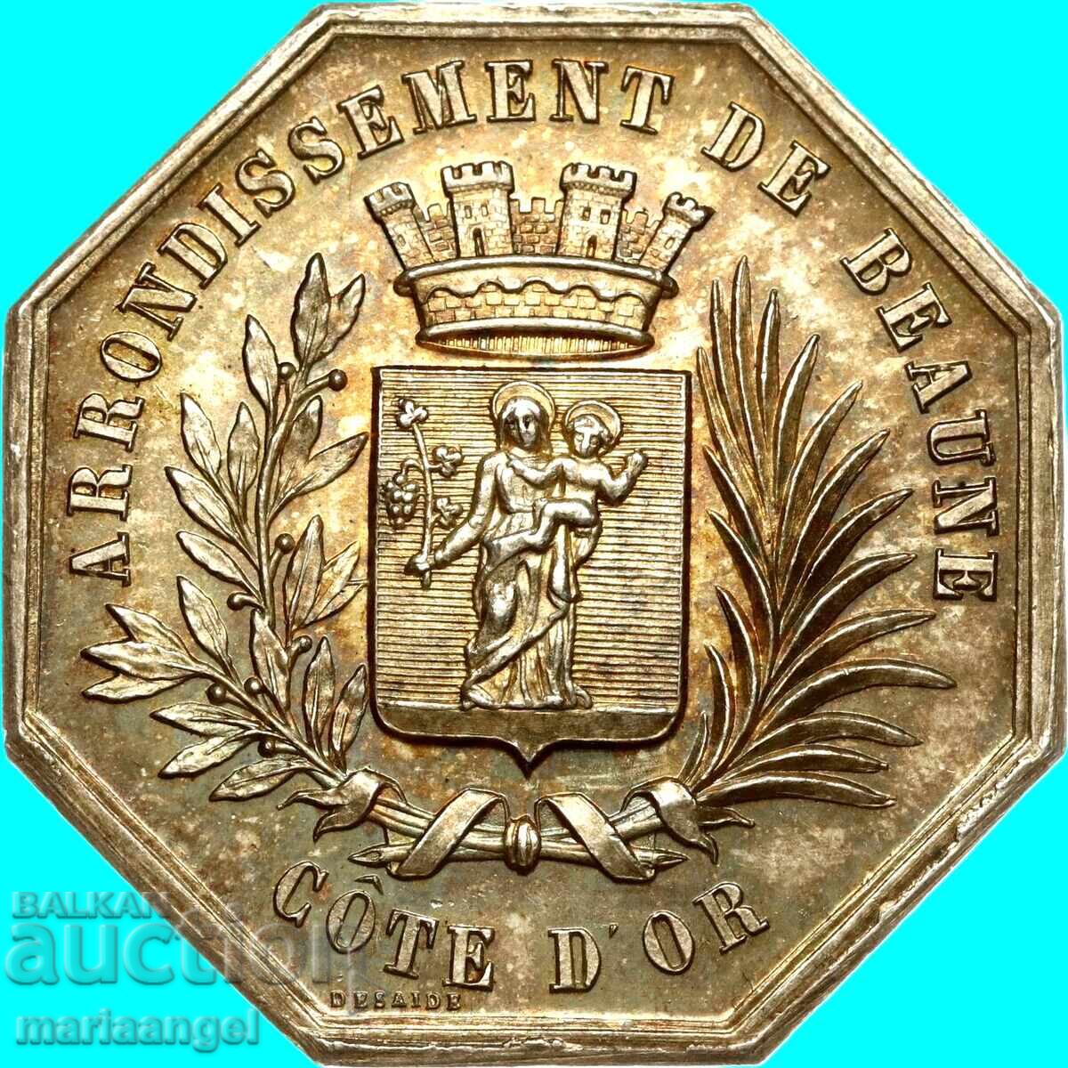 France Notarial Chamber token 16.1g silver