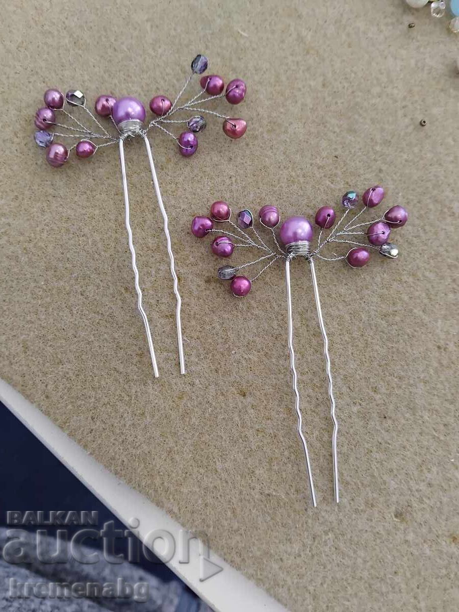 Δημοπρασία Χειροποίητα τσιμπιδάκια μαλλιών