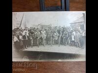 Велосипеди състезание Царство България стара снимка