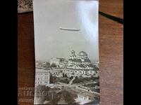 Graf Zeppelin deasupra Sofiei 1929 Regatul Bulgariei poză veche