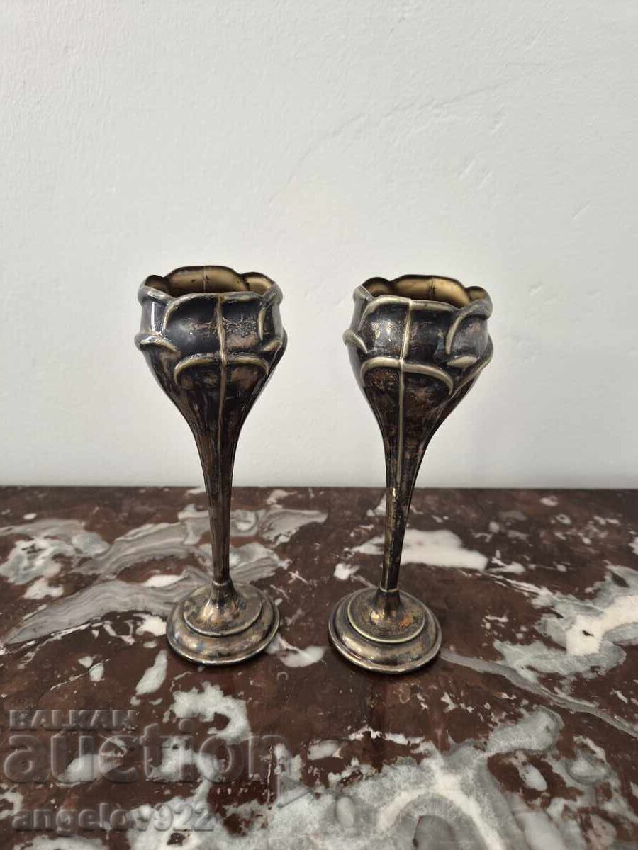 Căni metalice englezești placate cu argint NS cu preț € 0.01 | 0.02 BGN