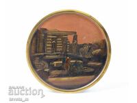 Декоративна метална чиния за стена Древен Египет