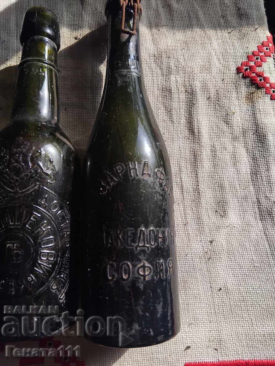 Delivery of Old glass bottles