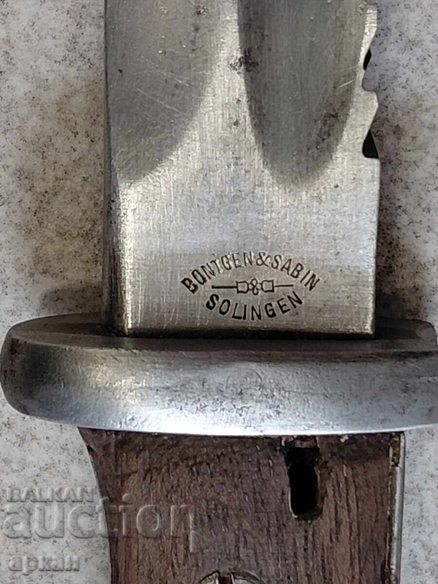 Mauser bayonet knife with saw blade Solingen - 6