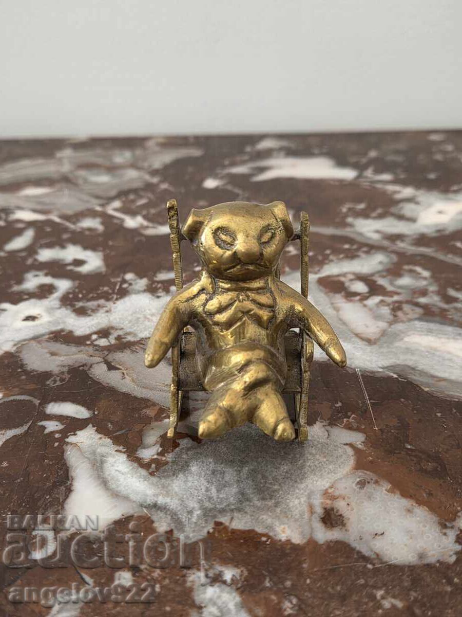 Масивна бронзова фигура статуетка!!!