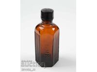 Старинно аптекарско шише БЧК соц