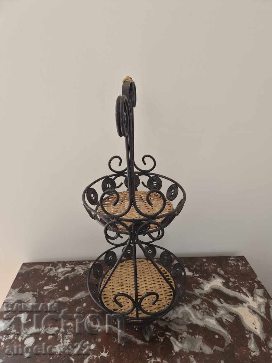 Винтидж метална стойка от ковано желязо!!! - 5