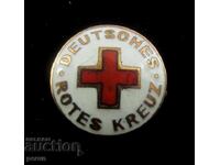 Γερμανικός Ερυθρός Σταυρός - Παλιά κονκάρδα - Σμάλτο