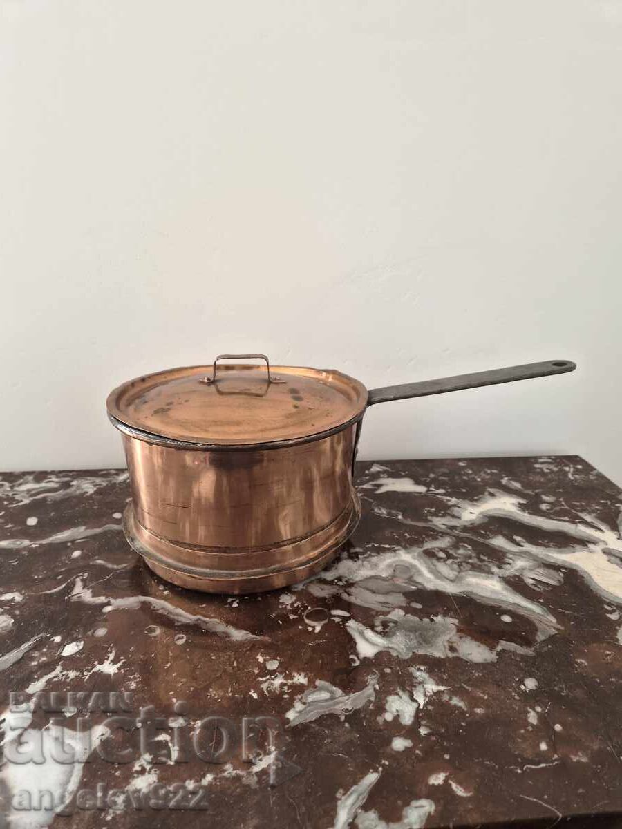 Παράδοση Vintage χάλκινη κατσαρόλα!!!
