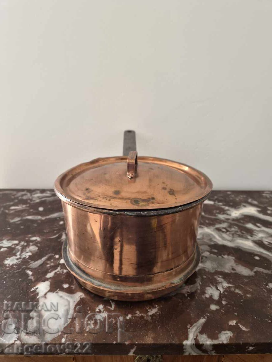 Vintage χάλκινη κατσαρόλα!!! - 5