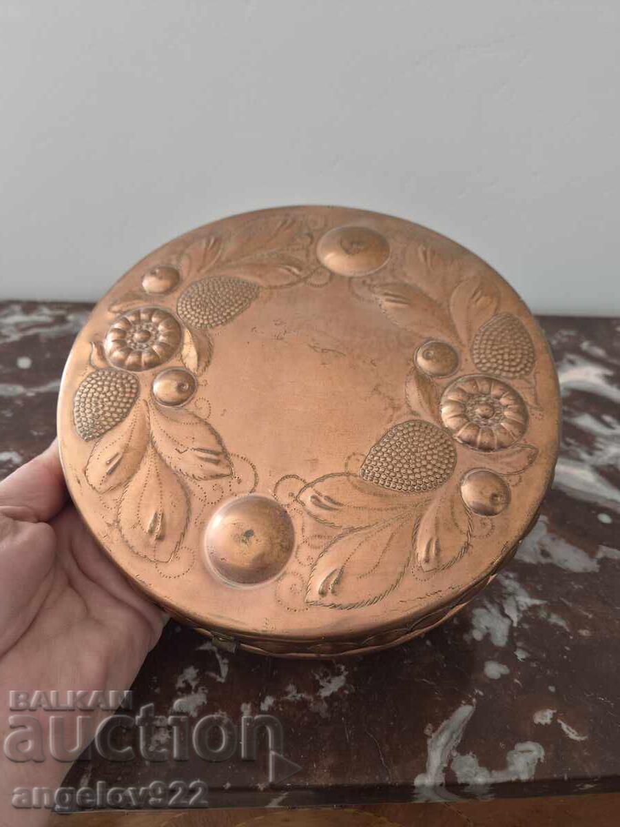 Tavă vintage din cupru!!! - 7