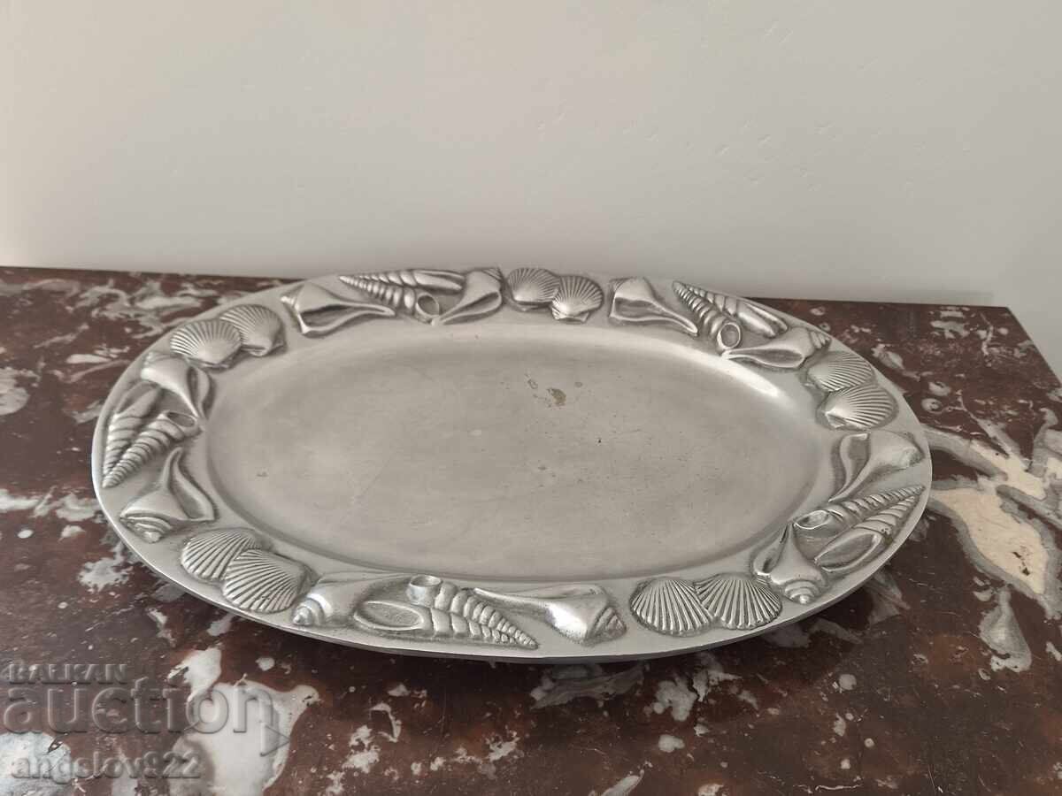 Μαζική αλουμινένια ανάγλυφη πιατέλα!!!